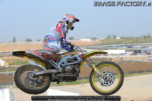 2009-10-04 Franciacorta - Motocross delle Nazioni 0859 Warm up group 2 - Ryan Dungey - Suzuki 450 USA